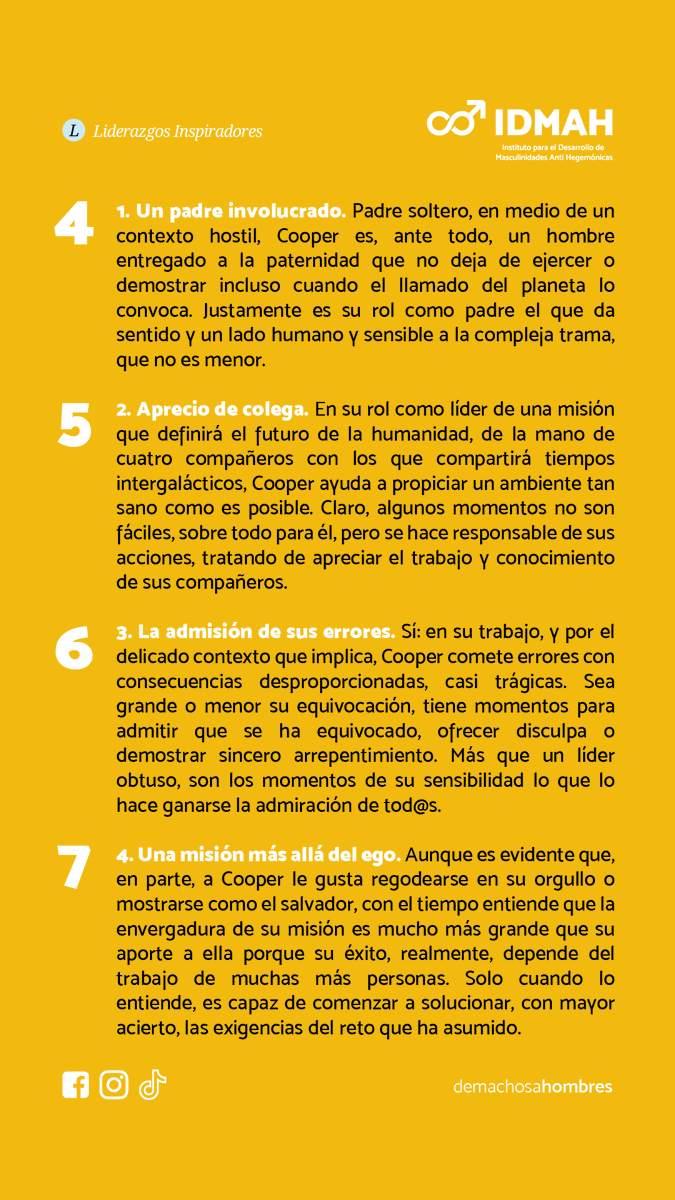 machosahombres's tweet photo. Interstellar y el liderazgo inspirador que nos muestra Joseph Cooper desde las estrellas
#IDMAH #demachosaHOMBRES #LiderazgosInspiradores #Liderazgo #Interstellar #JosephCooper #Reflexion #Aprendizaje https://t.co/26dpN8SN4V