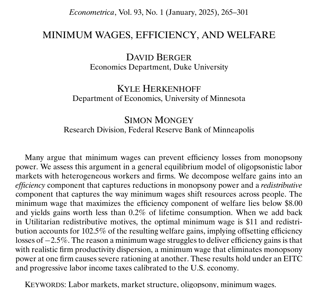 Simon Mongey (@simon_mongey) on Twitter photo Finally in print! The idea of writing a paper about the minimum wage was pretty scary. I'm glad we did. We learned a lot. We hope you do too! The appendix and replication package, including tex files is on my website. Thanks to <a href="/ChadJonesEcon/">Chad Jones</a>, who was an excellent editor. Finally in print! The idea of writing a paper about the minimum wage was pretty scary. I'm glad we did. We learned a lot. We hope you do too! The appendix and replication package, including tex files is on my website. Thanks to <a href="/ChadJonesEcon/">Chad Jones</a>, who was an excellent editor.
