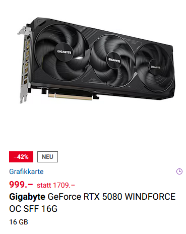Der Trollmove des Tages kam von <a href="/digitec_ch/">Digitec</a>: ein tolles Angebot, das nicht bestellt werden kann. 😂#Nvidia #RTX5080
