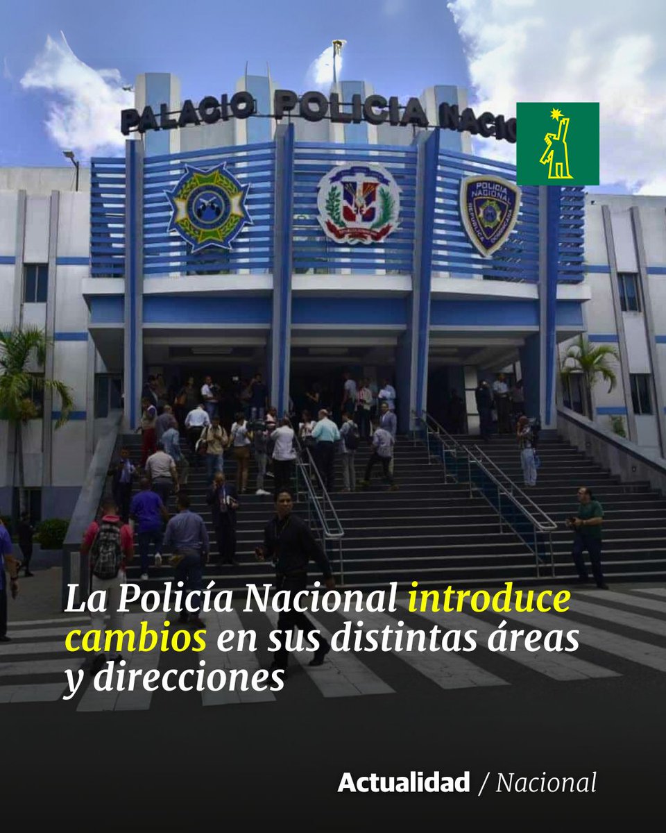 DiarioLibre's tweet photo. 🗞 | #NacionalDL | El director general de la Policía Nacional, mayor general Ramón Antonio Guzmán Peralta, dispuso cambios en distintas direcciones y áreas especializadas de la institución
🔗https://t.co/ybSzz4K76V
#DiarioLibre #PolicíaRD #Cambios #RD #Direcciones https://t.co/l1Pjk7l7SA