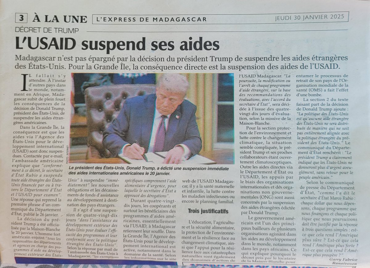 President #DonaldTrump. As a leader who champions #MakeAmericaGreatAgain,  you can maintain and improve #USAID's assistance in Africa. MAGA is not incompatible with USAID's missions in areas like social marketing, family planning and public health.