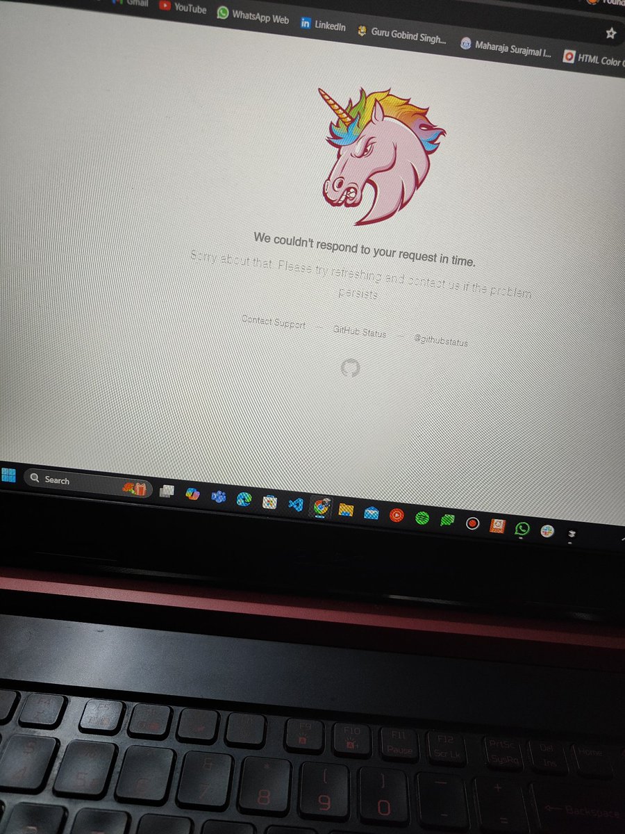 itsTarun24's tweet image. GitHub is down 🙂
#githubdown #github