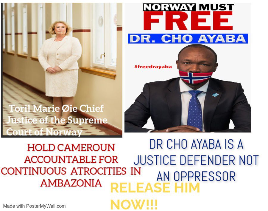 Norway’s Flawed Legal System: The Unlawful Extension of Dr. Cho Ayaba’s Detention and a Grave Human Rights Violation

The ongoing detention of Dr. Cho Ayaba by Norwegian authorities has crossed every boundary of justice, legality, and human rights. For over five months, Norway