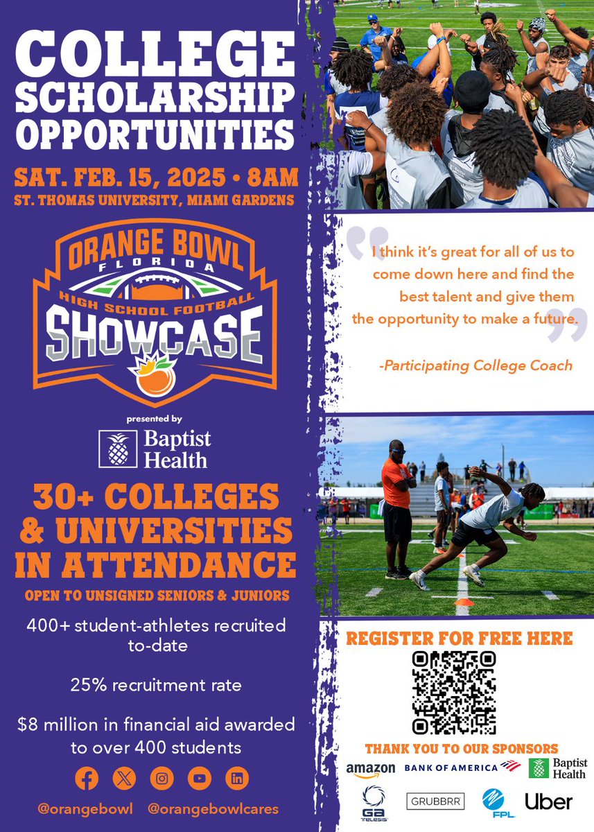 Prep Redzone Florida (@prepredzonefl) on Twitter photo The South Florida High School Sports Radio Show powered by <a href="/UHealthSports/">Sports Med Institute</a> Tonight (6-8) on <a href="/560WQAM/">AM 560 Sports WQAM</a> – The successful <a href="/OB_Showcase/">Orange Bowl Football Showcase</a> will be held on Saturday, February 15th at St. Thomas University. David Armstrong talks about the event at 7:25. @STUPrezPresident The South Florida High School Sports Radio Show powered by <a href="/UHealthSports/">Sports Med Institute</a> Tonight (6-8) on <a href="/560WQAM/">AM 560 Sports WQAM</a> – The successful <a href="/OB_Showcase/">Orange Bowl Football Showcase</a> will be held on Saturday, February 15th at St. Thomas University. David Armstrong talks about the event at 7:25. @STUPrezPresident