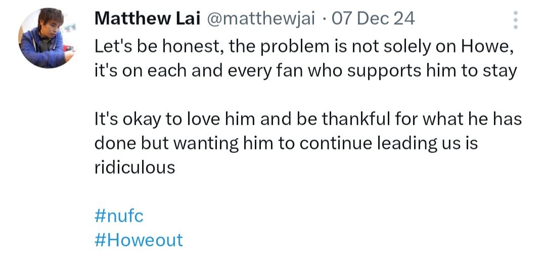 Videozz17's tweet image. Day 5 of the "Howe out Whopper" awards 🏆 and i have to say, this is my favourite so far! @matthewjai you don't hold back, that's for sure! Accusing #NUFC fans of piping off Wor Eddie and calling everyone gambling addicts for sticking with him 😆 recommended read 📚 #HoweOut 🖤🤍