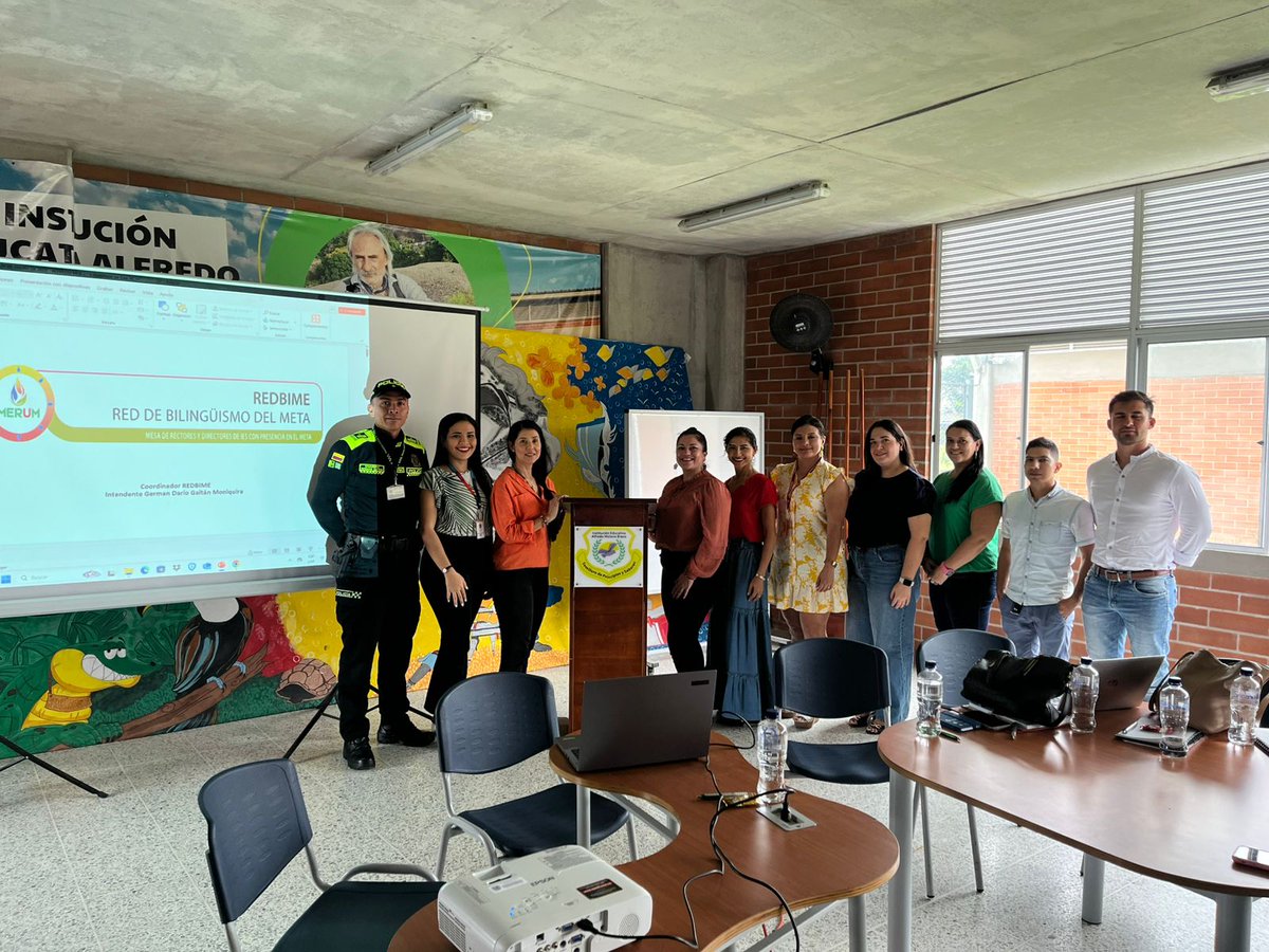 Se llevó a cabo la primera reunión de la Red de Bilingüismo del Meta (REDBIME). Durante este encuentro, se definió el plan de acción para la vigencia 2025 y la Escuela de Carabineros Eduardo Cuevas (ESECU), fue reelegida como coordinadora de la Red para el año 2025.
