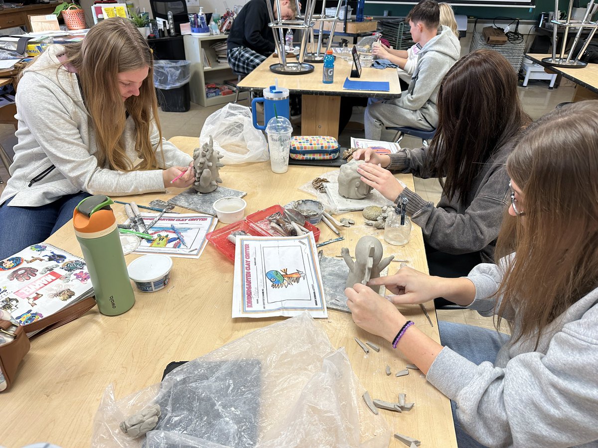 Northeastern High School Art tweet media
