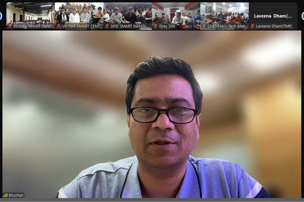 techmahindracsr's tweet photo. Mr. Bhushan Deshmukh, Chief of Staff, Office of the COO, @tech_mahindra , addressed the students of #SMART from Chennai, Delhi and Kolkata in the #ConnectForGood series. In an engaging session on 'Taking Decisions,' he shared valuable insights on navigating choices with confidence. He emphasized the importance of upskilling to stay relevant, trusting one's instincts, embracing feedback, and fostering collaboration. The discussion also explored the role of free learning resources like YouTube and university courses, the need for adaptability, and the growing impact of Gen AI on the future of work.
#TogetherWeRise #LeadershipInsights #VirtualVolunteering #Mentorship #CSR
