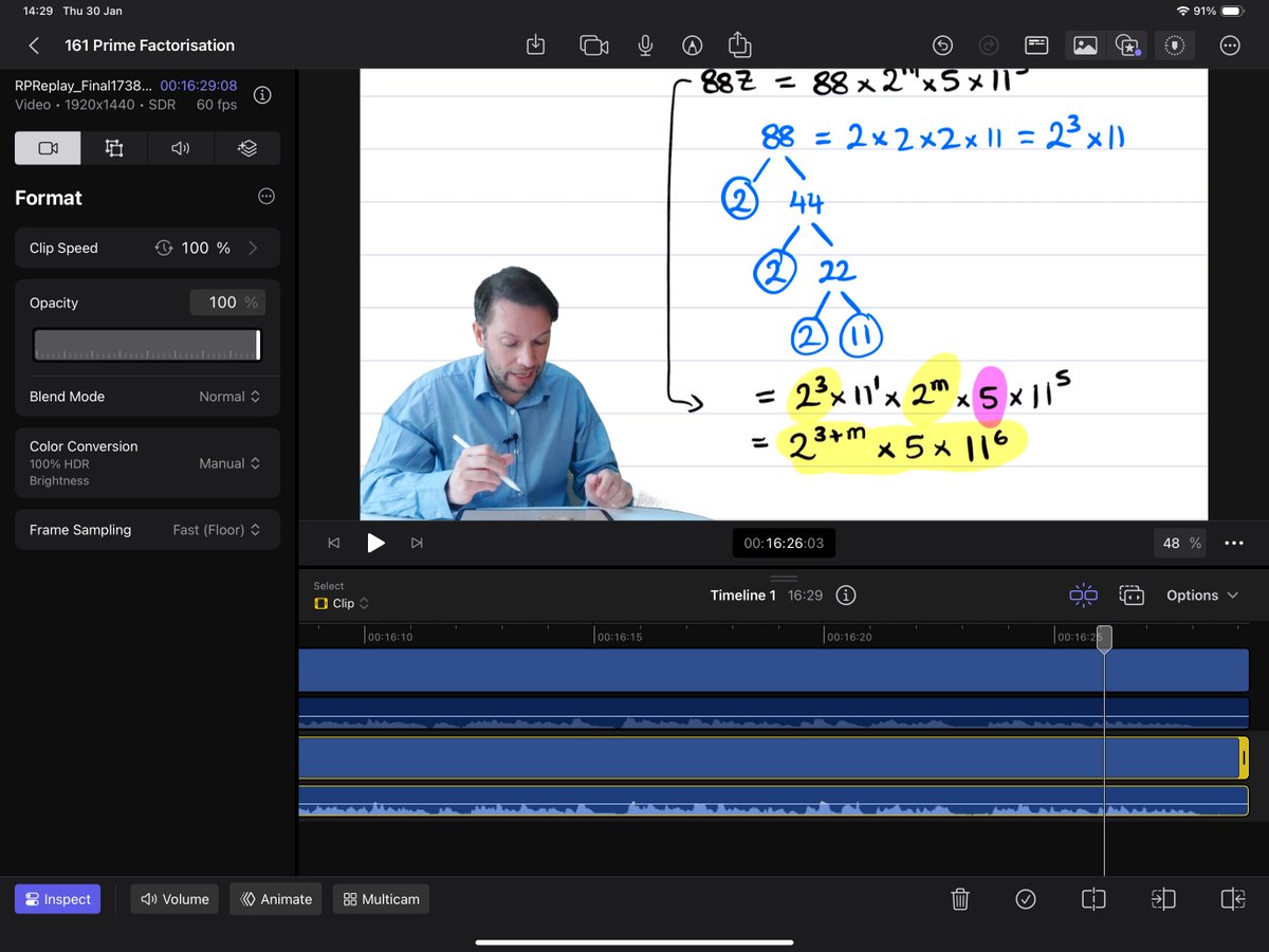 DrFrostMaths's tweet image. We&apos;ve upped our video tech! #greenscreen