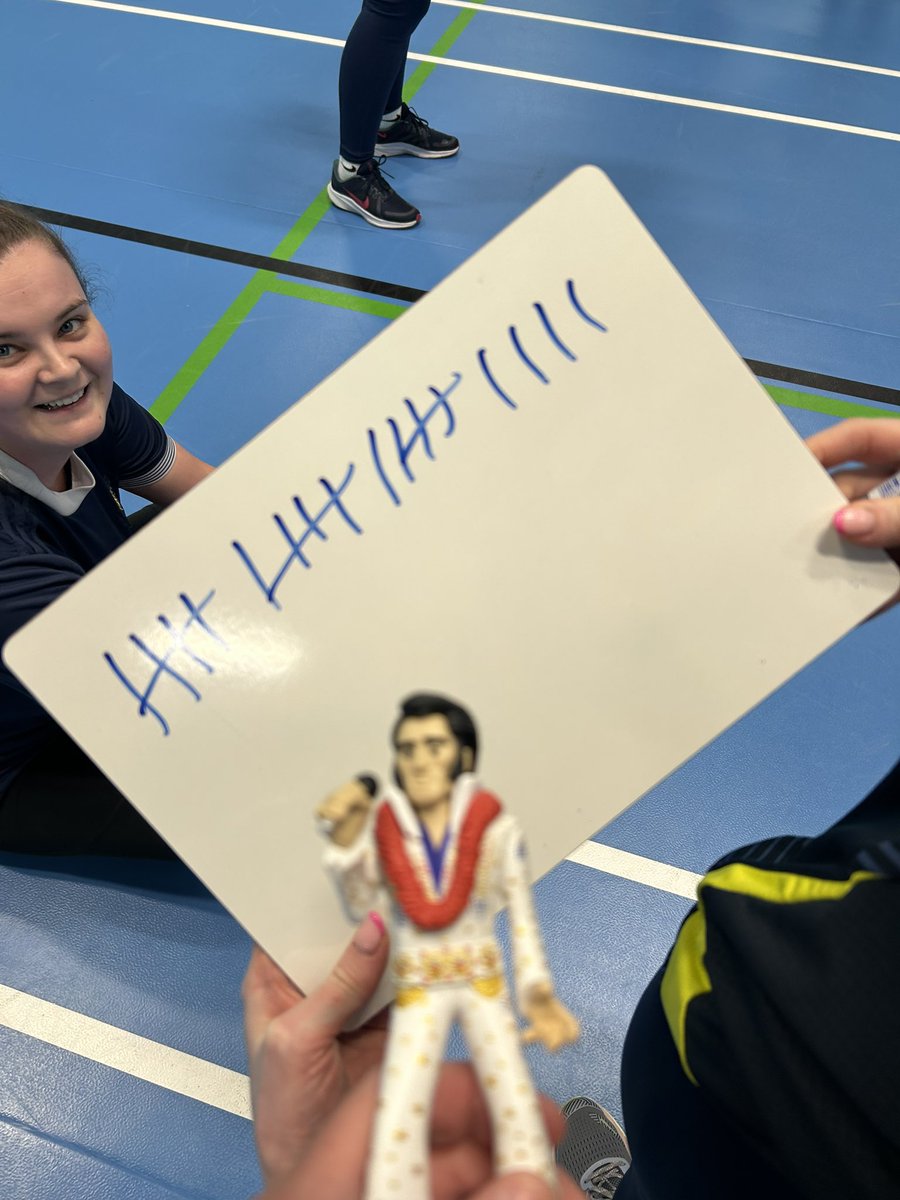 Throwback to Elvis celebrating the Blue Suede Shoes winning the final ever game of Salmon Ball 👞💙

RIP Salmon Ball 2025-2025. 🌷

#StrathSportEd2025