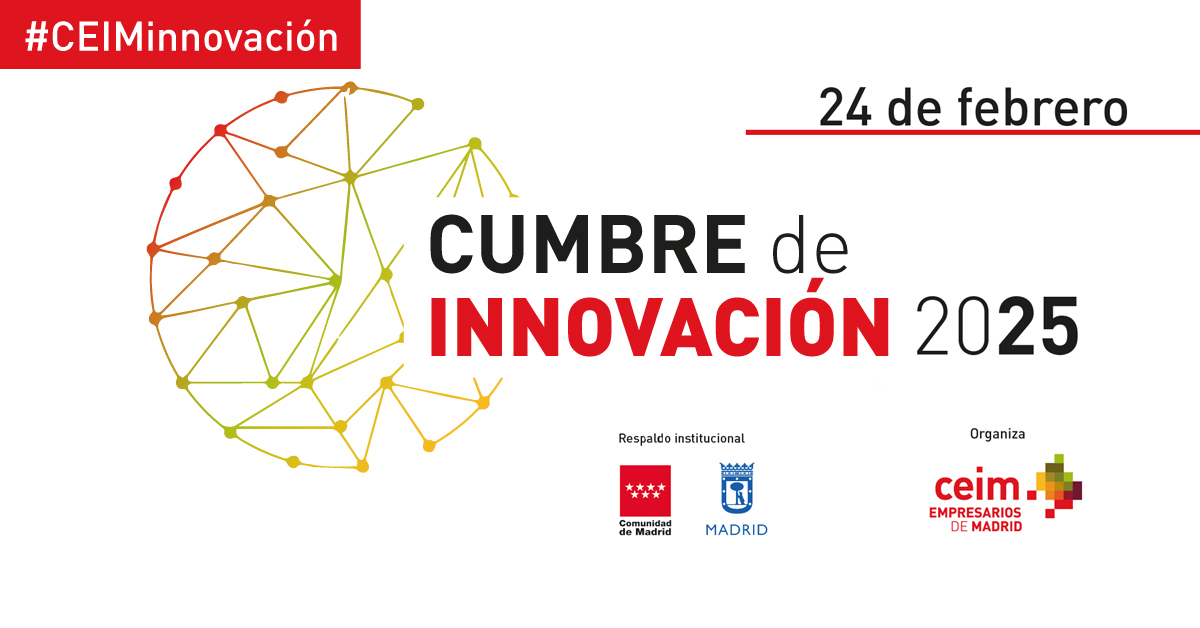 📢 ¡Vuelve la Cumbre de Innovación de <a href="/_CEIM_/">𝗖𝗘𝗜𝗠</a> !

Este año hablamos de la atracción del talento como clave para la competitividad empresarial. 🚀

📅24.02.25 | 📍Híbrido

Consulta toda la info 🔗ceim.es/eventos/cumbre…