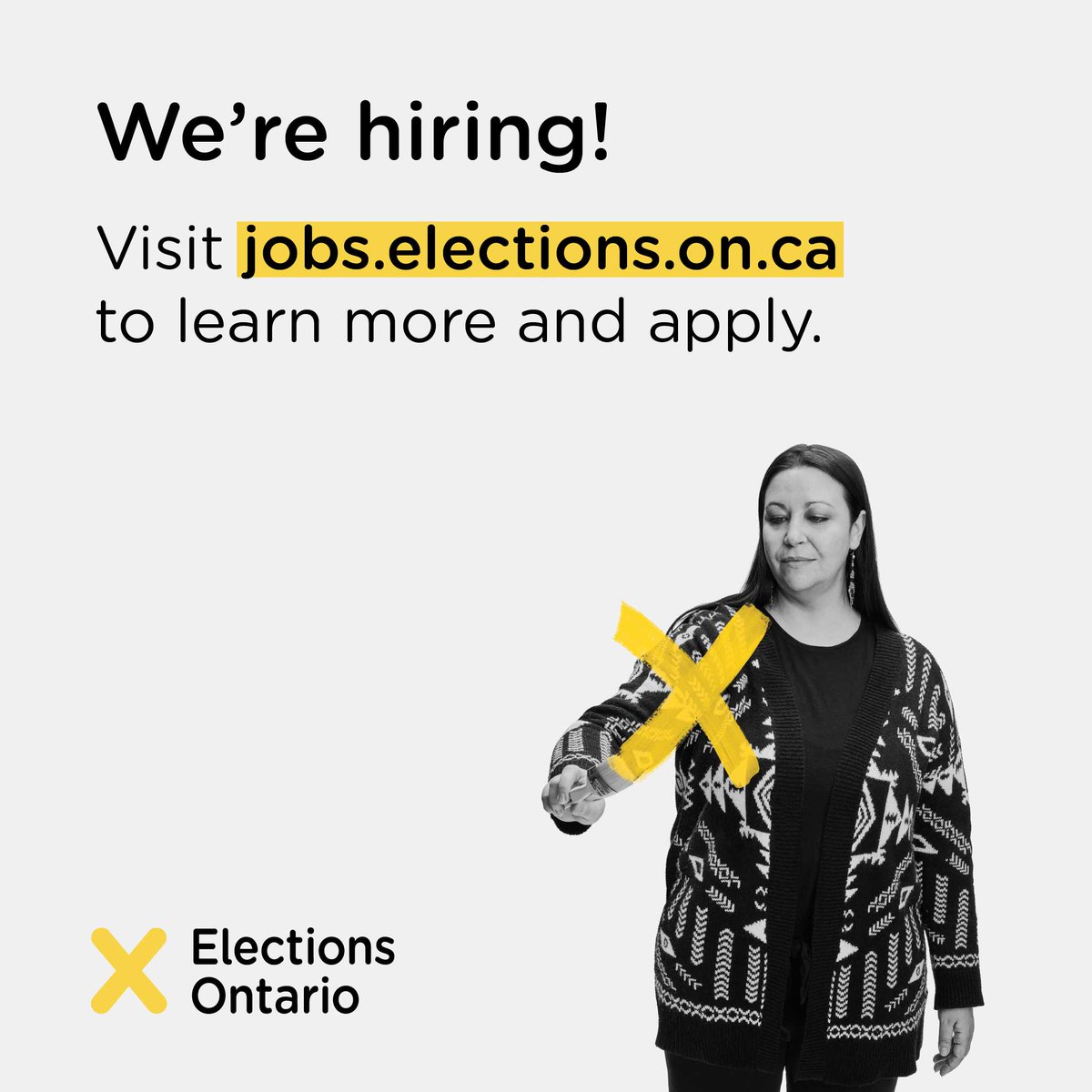 ElectionsON's tweet image. Elections Ontario is hiring poll officials for the general election! Visit jobs.elections.on.ca to learn more and apply today!

#ONelxn #OntarioVotes #ONpoli #ONvotes #ElectionsOntario