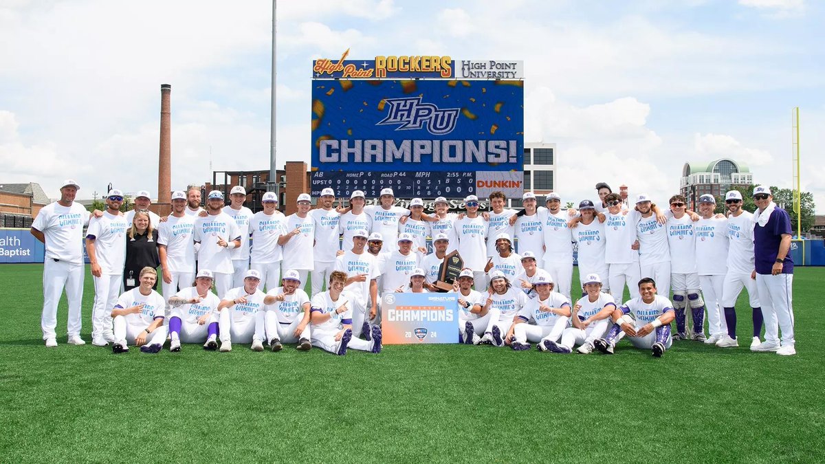 D1Baseball (@d1baseball) on Twitter photo "We should be focused on winning again. Thatโs the main goal. Itโs like, so what (that) we did it last year? Our goal is to do it again and go farther.โ
<a href="/HPUBaseball/">High Point Baseball</a> isn't taking its foot off the gas after making its first NCAA Tournament appearance last year. "We should be focused on winning again. Thatโs the main goal. Itโs like, so what (that) we did it last year? Our goal is to do it again and go farther.โ
<a href="/HPUBaseball/">High Point Baseball</a> isn't taking its foot off the gas after making its first NCAA Tournament appearance last year.