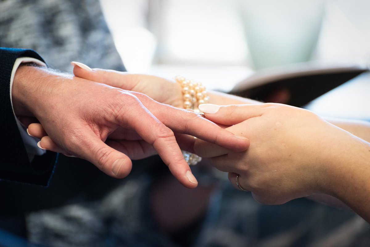 Belinda placing the #weddingring on Chris's finger at #LewesRegistryOffice. Close up moments like this are a big part of the #weddingstory and I always make sure to capture them. #lewesweddingphotographer See more - lewesweddingphotographer.com/belinda-chris-…