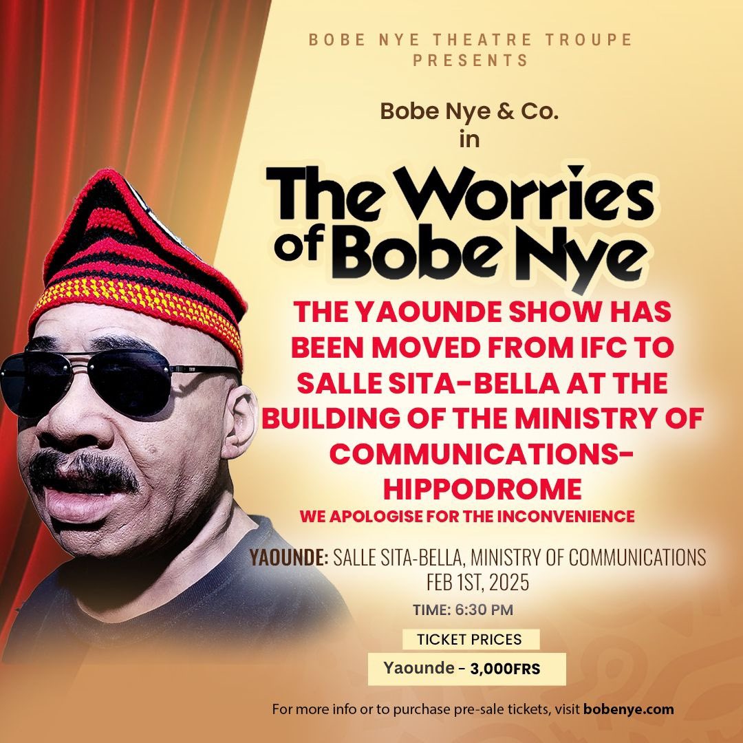 valazat's tweet image. Remember to get your tickets for the show this Saturday at bobenye.com 

Go and experience live theatre comedy. 🎭