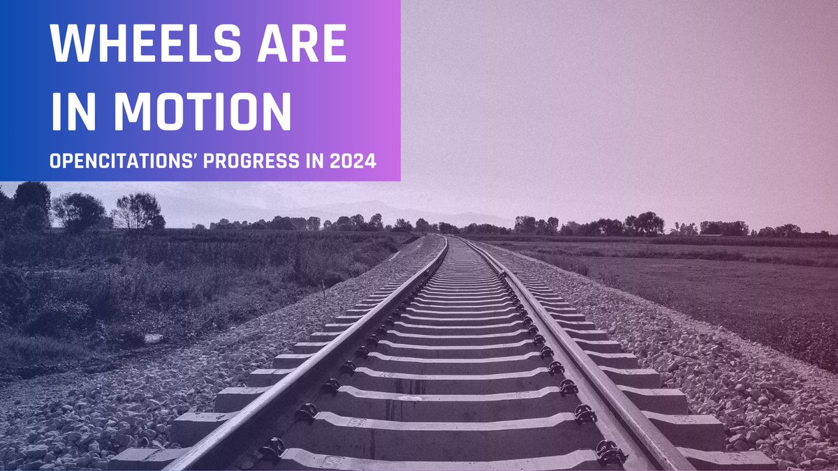 opencitations's tweet image. For #OpenCitations, it has become a tradition to take a moment at the end of January to reflect on the achievements of the past year and plan for the future with a clearer mind. Revisit the key steps of 2024 with us in the new post on #OpenCitationsBlog: opencitations.hypotheses.org/3774