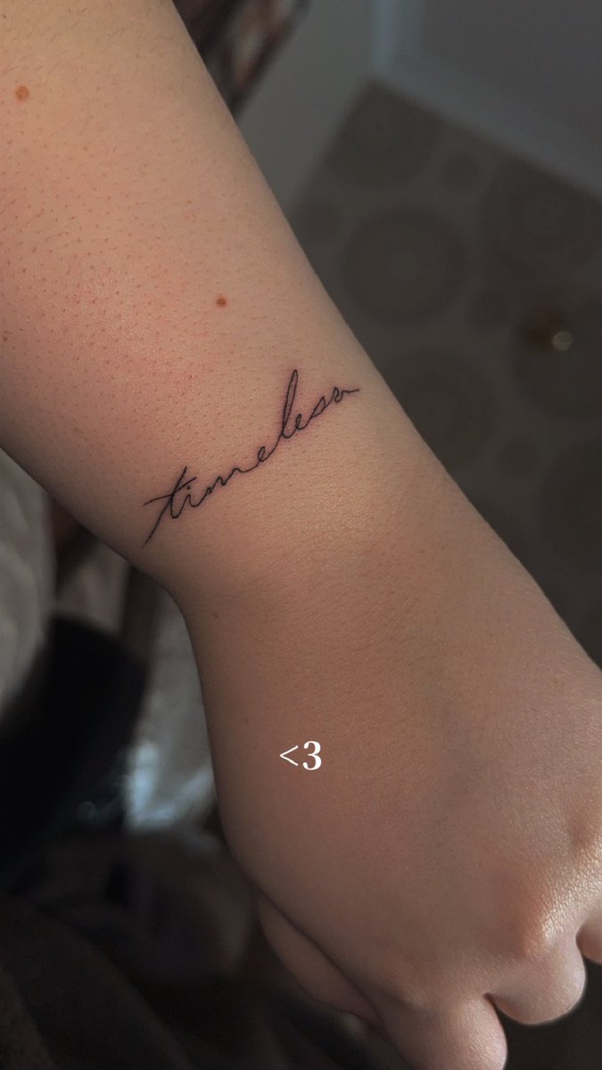 timelesskate's tweet photo. finally got a tattoo dedicated to my fave ever song by my fave band🤍⏳ https://t.co/9p3P8ElL3T