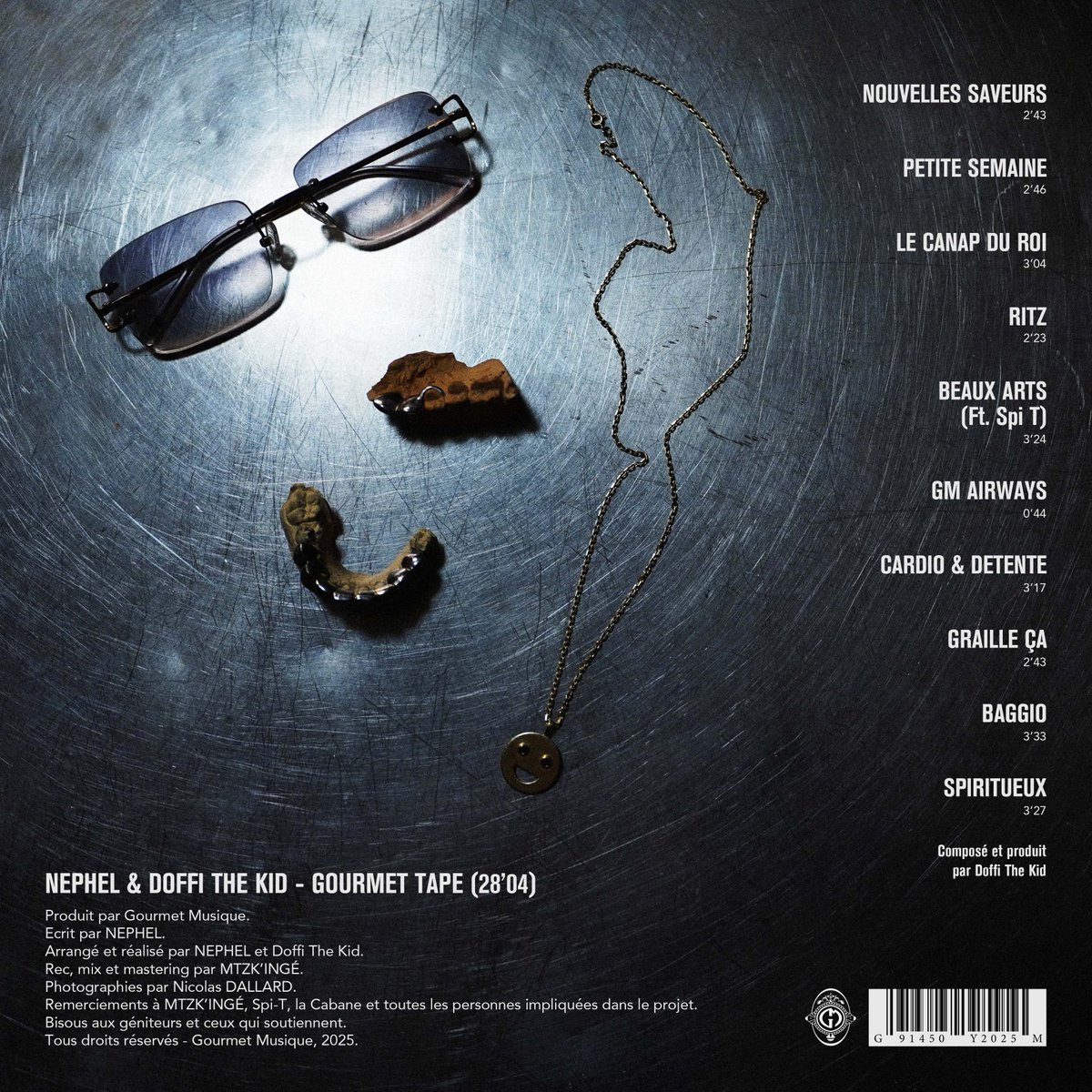 symboliquefr's tweet photo. Sortie le 24 janvier dernier, le projet de NEPHEL en commun avec le beatmaker DoffiTheKid est une belle surprise dans ce début d'année. 

"GOURMET TAPE"

Disponible partout https://t.co/kto3fnZXlE