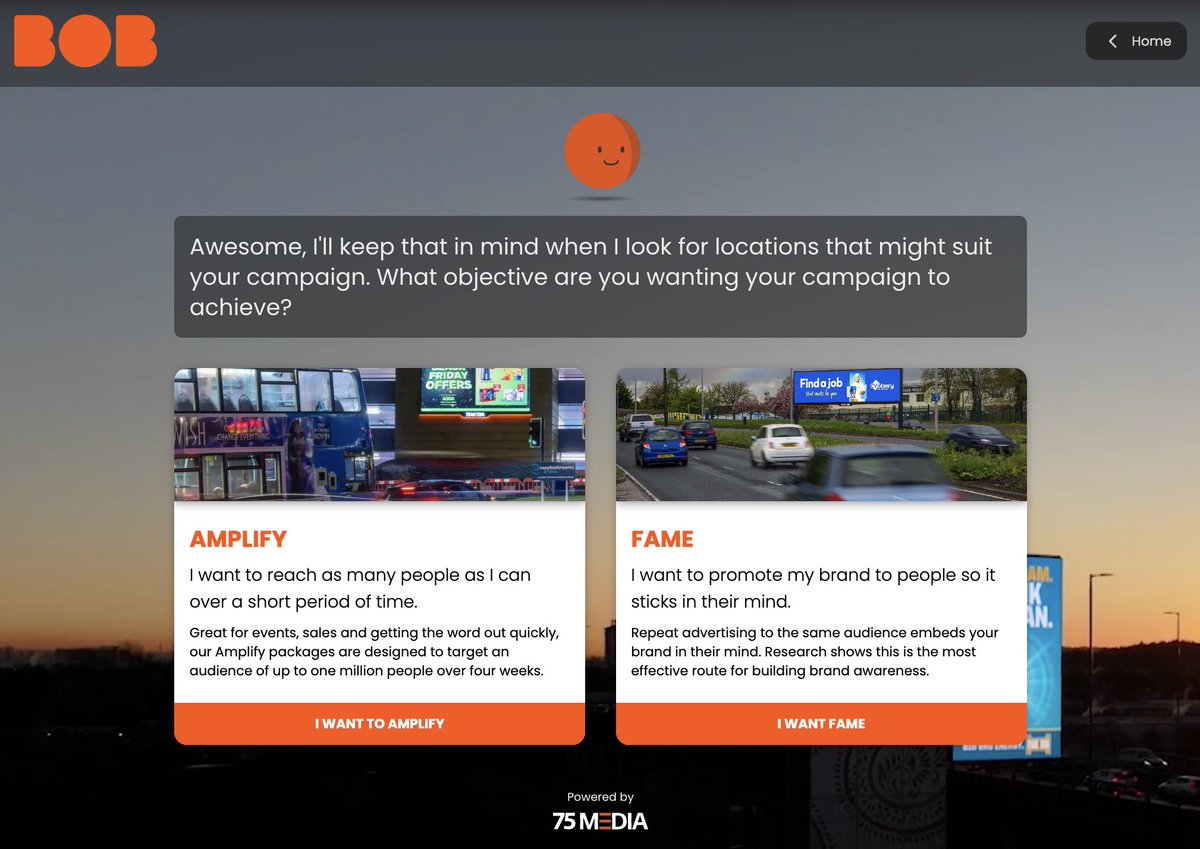 🔊Leading media owner <a href="/75Medialtd/">75Media</a> launch new version of their billboard optioning and booking system 'BOB' version 2.0. With an AI innovation tool it will allow businesses of every size to access the brand-building power of outdoor advertising🔗bit.ly/4jNTVnA