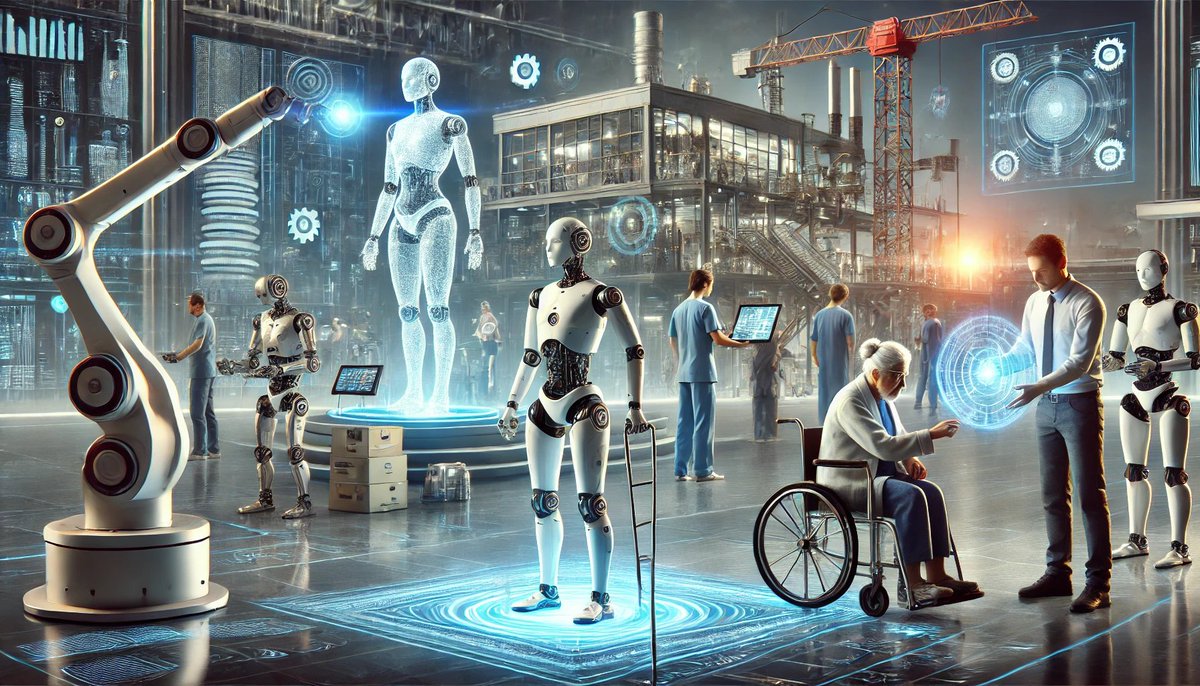 AI-powered robots will revolutionize industries, from autonomous factories to personal assistants. Expect human-like dexterity, real-time learning &amp; wider adoption in healthcare &amp; logistics. The robot era is here!

#FutureTech #RobotRevolution #MachineLearning