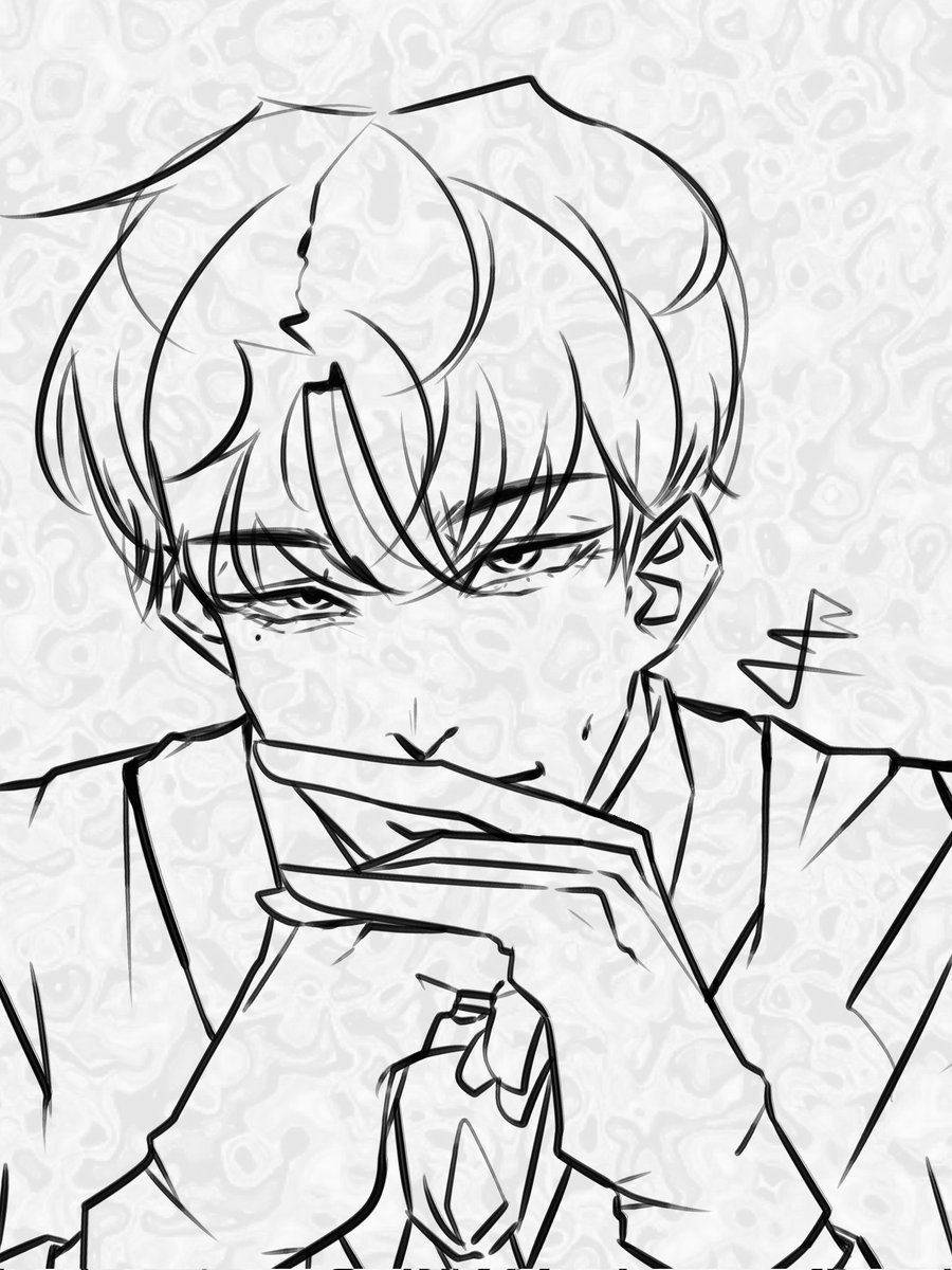 보스덕이었던 그냥 그림

감은 눈 > 망쳐서 눈 뜸
강아지 뒤 > 인간형 그릴 때 안 그림
채색으로 덕님인 걸 나타냄 > 귀찮음