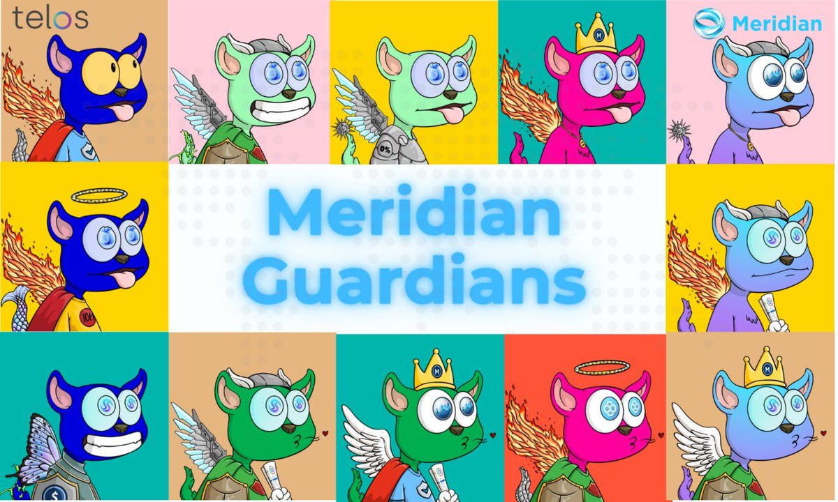 MeridianFi's tweet image. Introducing - The Meridian Guardians! Fairy Cats NFT series designed to represent loyalty in the Meridian Finance sphere on the @HelloTelos.

Becoming a Meridian Guardian unlocks exclusive perks, including rewards from the community-led $GUARDIAN token airdrops initiative,…