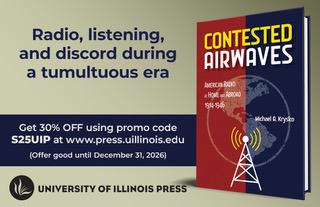 Join us in celebrating Prof. Michael Krysko who just published a new book: Contested Airwaves: American Radio at Home and Abroad, 1914-1946!