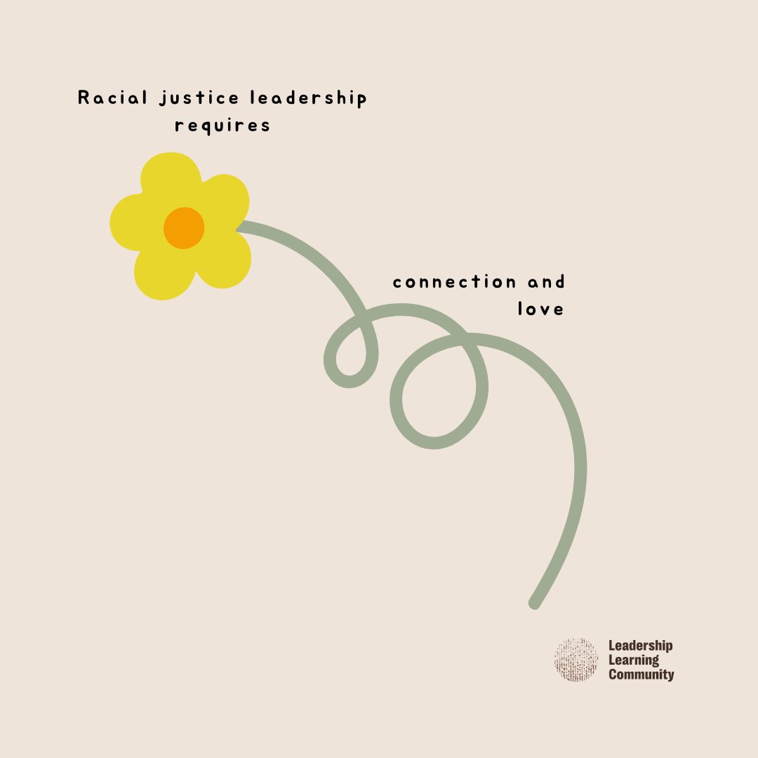 Racial Justice leadership requires connection and love. leadershiplearning.org/publications/l…

#LeadershipMatters