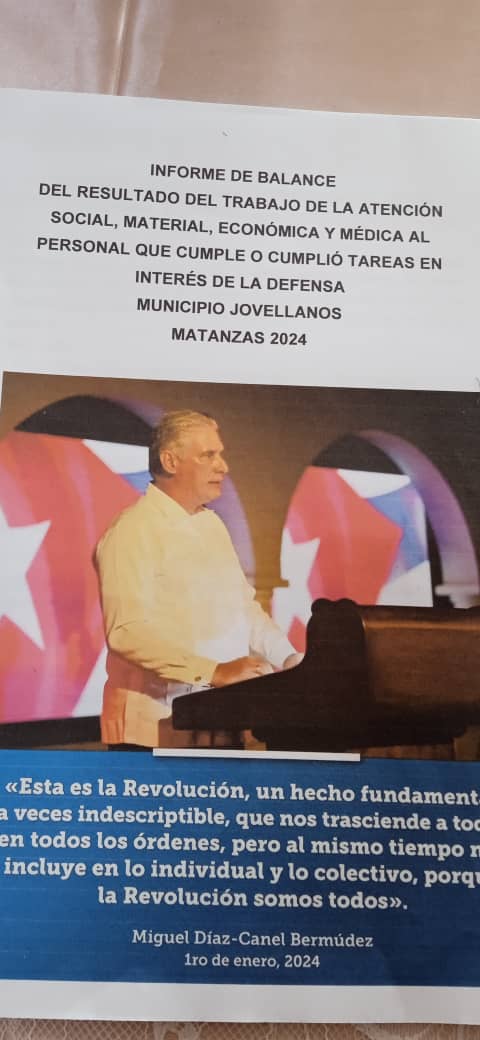 EdianRoque's tweet photo. Balance Anual del 2024 de la Atención a los Combatientes de Jovellanos
#MatancerosEnVictoria
#MatanzasPorCuba
#Cuba https://t.co/tHwgrusGSA