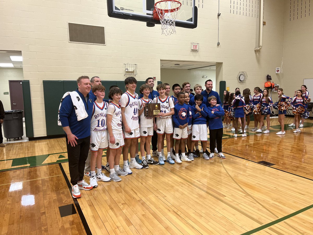 Dunlap Basketball (@dunlapboysbball) on Twitter photo Big congrats to Dunlap Middle School’s <a href="/DMSPanthers/">Dunlap Middle School</a> <a href="/DMSAthletics323/">Dunlap Middle School Athletics & Activites</a> 7th Grade Boys team on their Regional Championship last night! They beat a very good, and BIG, Macomb team who was previously undefeated…well done players and coaches! Keep it rolling Big congrats to Dunlap Middle School’s <a href="/DMSPanthers/">Dunlap Middle School</a> <a href="/DMSAthletics323/">Dunlap Middle School Athletics & Activites</a> 7th Grade Boys team on their Regional Championship last night! They beat a very good, and BIG, Macomb team who was previously undefeated…well done players and coaches! Keep it rolling