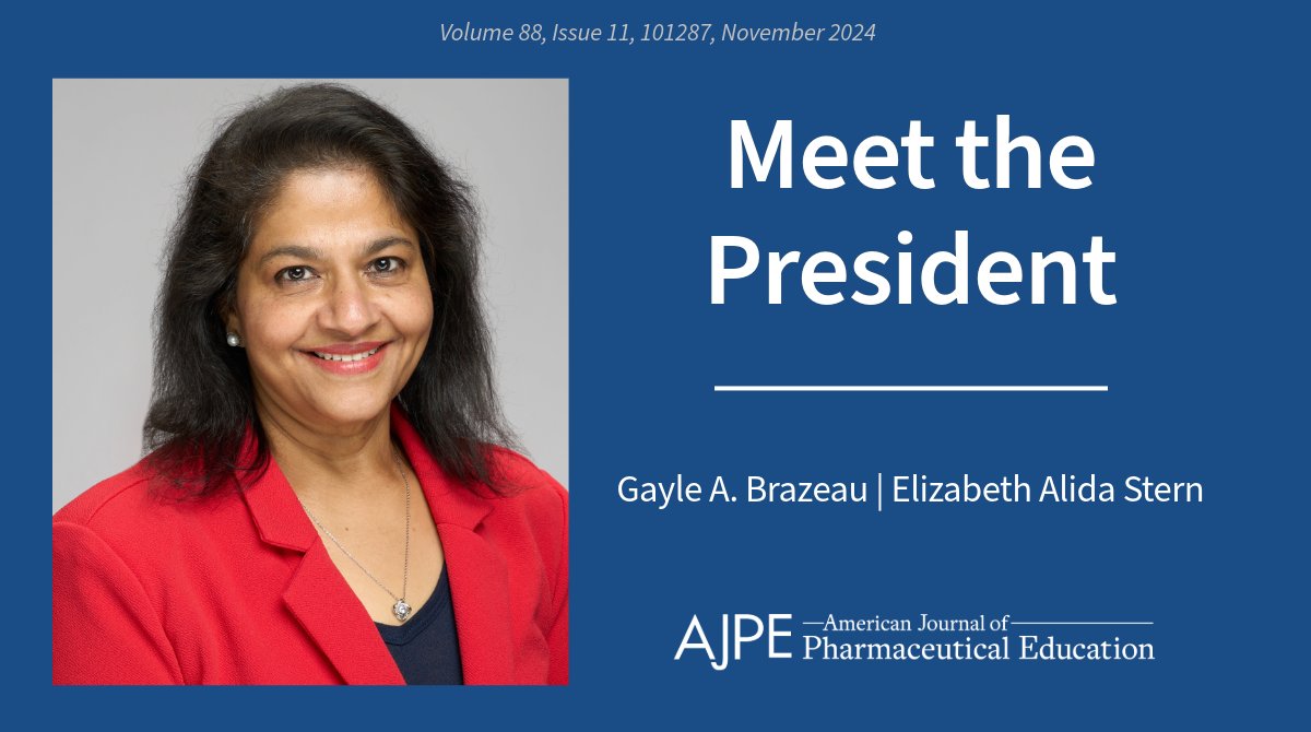 AJPE (@theajpe) on Twitter photo 🤝Dr. <a href="/lalaws4/">Anandi Law</a>, 2024-25 AACP President, has dedicated more than 25 yrs. to innovation & mentorship at <a href="/WesternUPharm/">WesternU Pharmacy</a>, earning numerous grants, authoring 80+ peer-reviewed publications & more.
Explore her ongoing contributions to the future of #PharmEd: ow.ly/JV9a50UQjUm 🤝Dr. <a href="/lalaws4/">Anandi Law</a>, 2024-25 AACP President, has dedicated more than 25 yrs. to innovation & mentorship at <a href="/WesternUPharm/">WesternU Pharmacy</a>, earning numerous grants, authoring 80+ peer-reviewed publications & more.
Explore her ongoing contributions to the future of #PharmEd: ow.ly/JV9a50UQjUm
