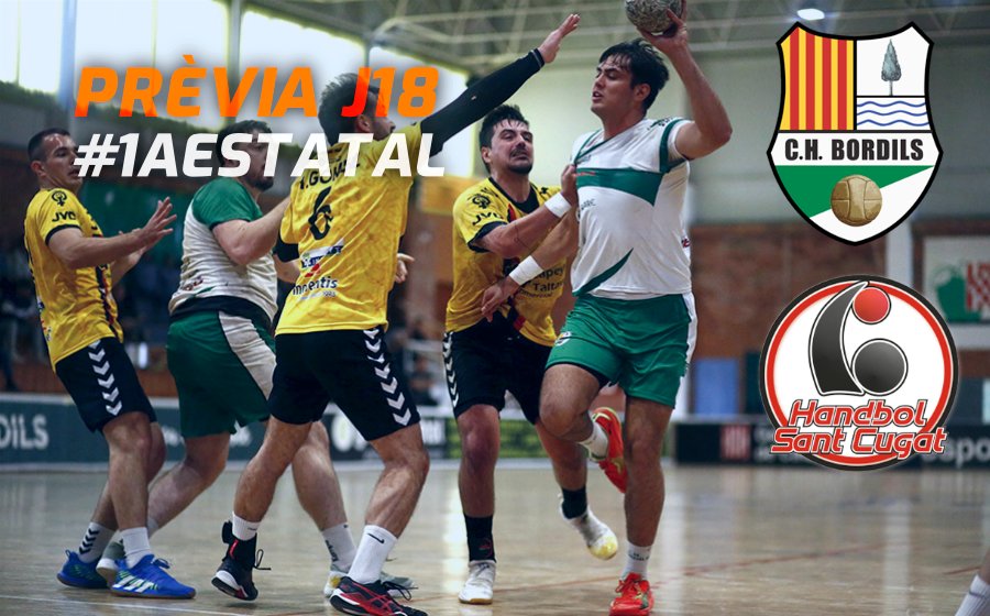 PRÈVIA J18 #1aEstatal: El <a href="/hstcugat/">Handbol Sant Cugat</a> visita el Blanc-i-Verd defensant el lideratge davant l'<a href="/handbolbordils/">Club Handbol Bordils</a>, que busca un triomf de prestigi, mentre el <a href="/bmlaroca/">BMLAROCA</a> rep el <a href="/chses1973/">CH Sant Esteve Sesrovires</a>, tot esperant una ensopegada santcugatenca per pujar al primer lloc.
➡️ cathandbol.cat/1a-estatal/ite…