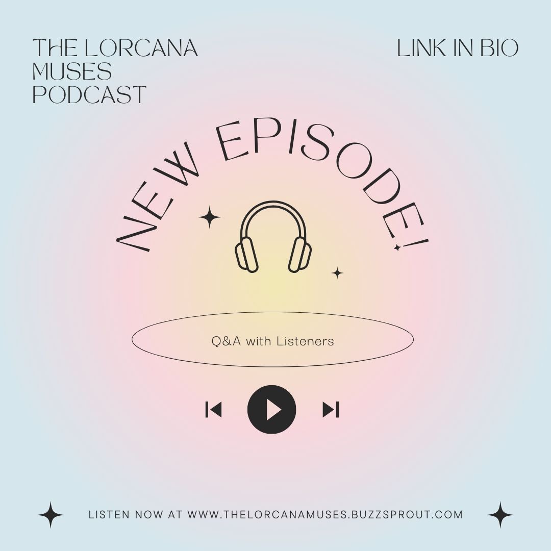 lorcanamusespod's tweet photo. The newest episode is live and we answer questions that our listeners have brought us this week! Check it out anywhere you listen to your favorite podcasts.
https://t.co/AZ5JkVJkMV https://t.co/Rqwi635zXG