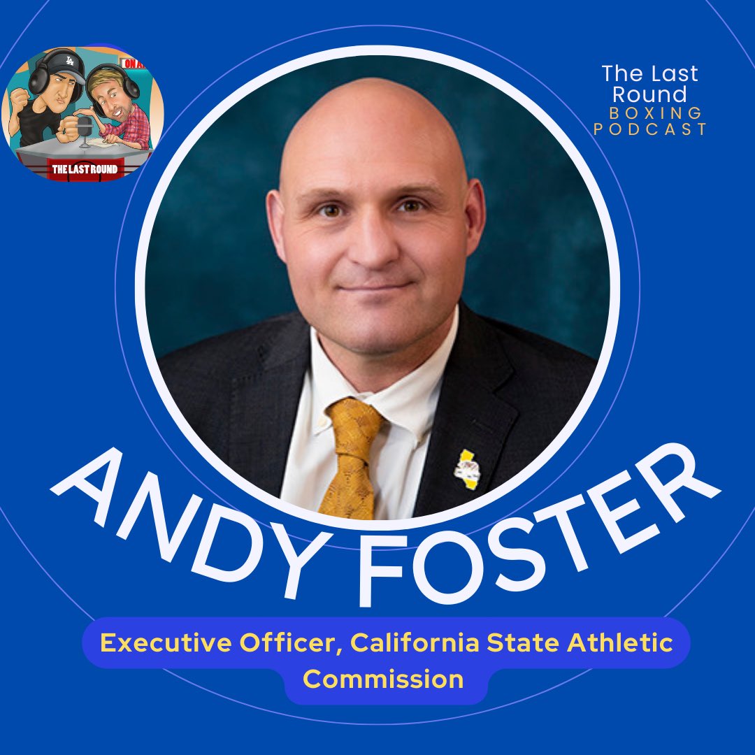 Andy Foster, Executive Officer of <a href="/_CSAC/">CSAC</a>, returns since his last appearance in 2020🎤🥊

Andy talks approving BKFC, Slap Fighting, Riyadh Season’s Los Angeles card, Potential Boxing League, Dana White, Fighter Pensions, CSAC &amp; Pro Wrestling, Evaluating Referees, + More.