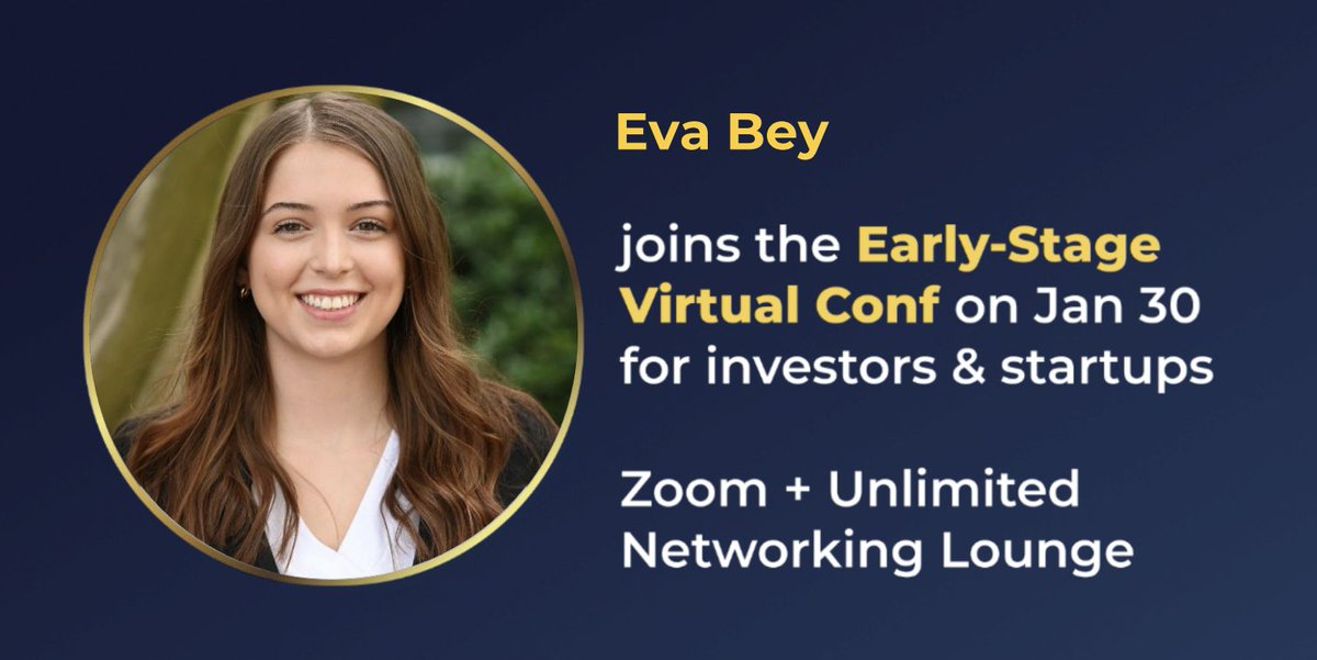 margikinc's tweet image. Eva is attending the Early-Stage Virtual Conference today at from 11AM EST to 3PM EST! 

Register for free here: inniches.com/esconf

#startupconference #virtualconference #startup #networking #margik
