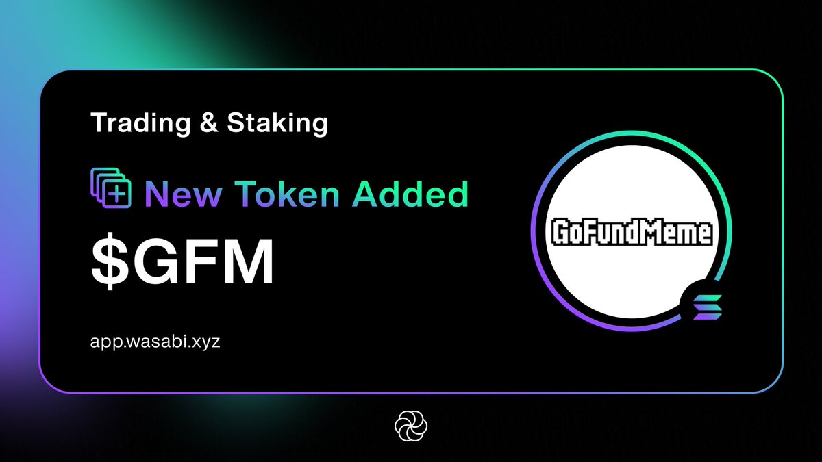 Trench warriors are in for a treat 🪖

$GFM is live for staking and trading

Who knew the trenches needed saving 🫡