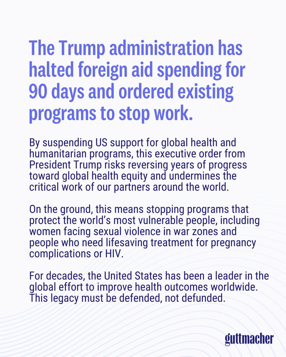 The Trump Administration’s suspension of foreign aid has halted critical global health programs, putting millions at risk. The US must defend, not defund, its global health legacy.