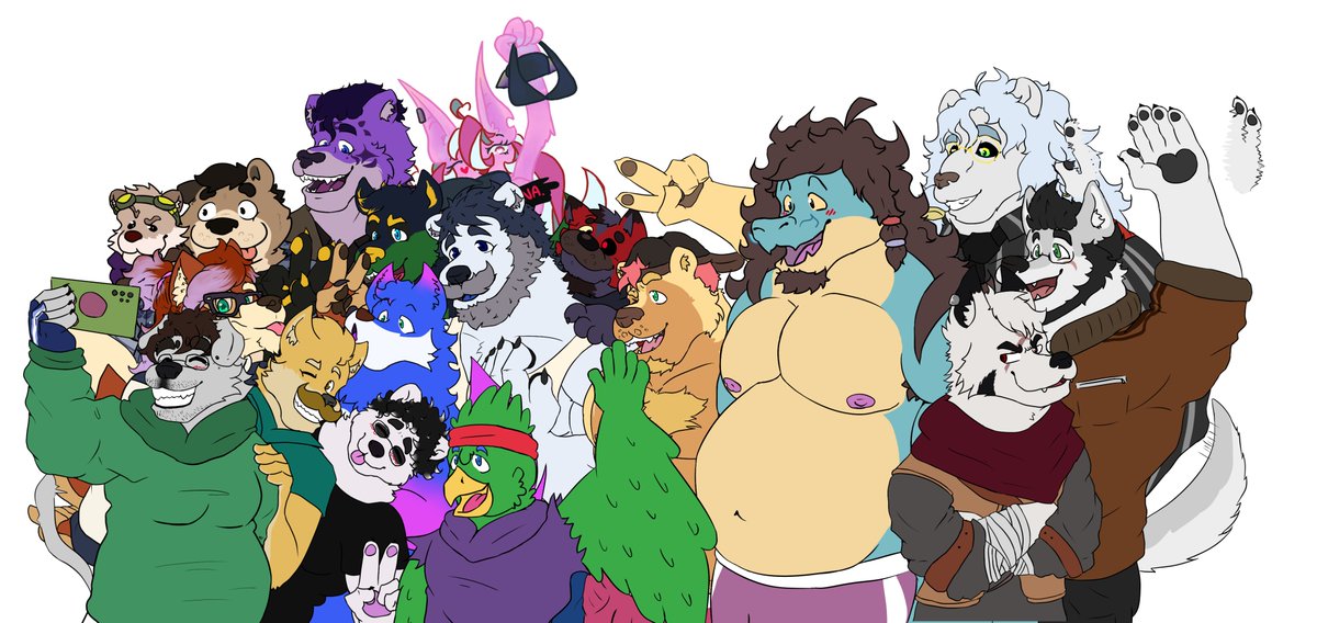 A month ago, i dicided to make a drawing with all the people i know and with the people i'm friend with.

Today, in this The first month of the many that will come after, this will take a lot of time to have everyone, and also some extra hands!!
Also+