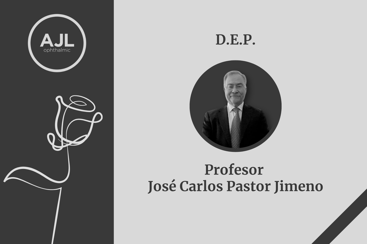 ⚫ En nombre de AJL OPHTHALMIC queremos trasladar nuestro más profundo pésame a la familia y amigos del Profesor <a href="/jcpastorj/">Jose Carlos Pastor J🇺🇦</a>. Ha sido todo un honor poder trabajar junto a él en el desarrollo de nuevos productos que han hecho posible mejorar la visión de miles de personas.

D.E.P.