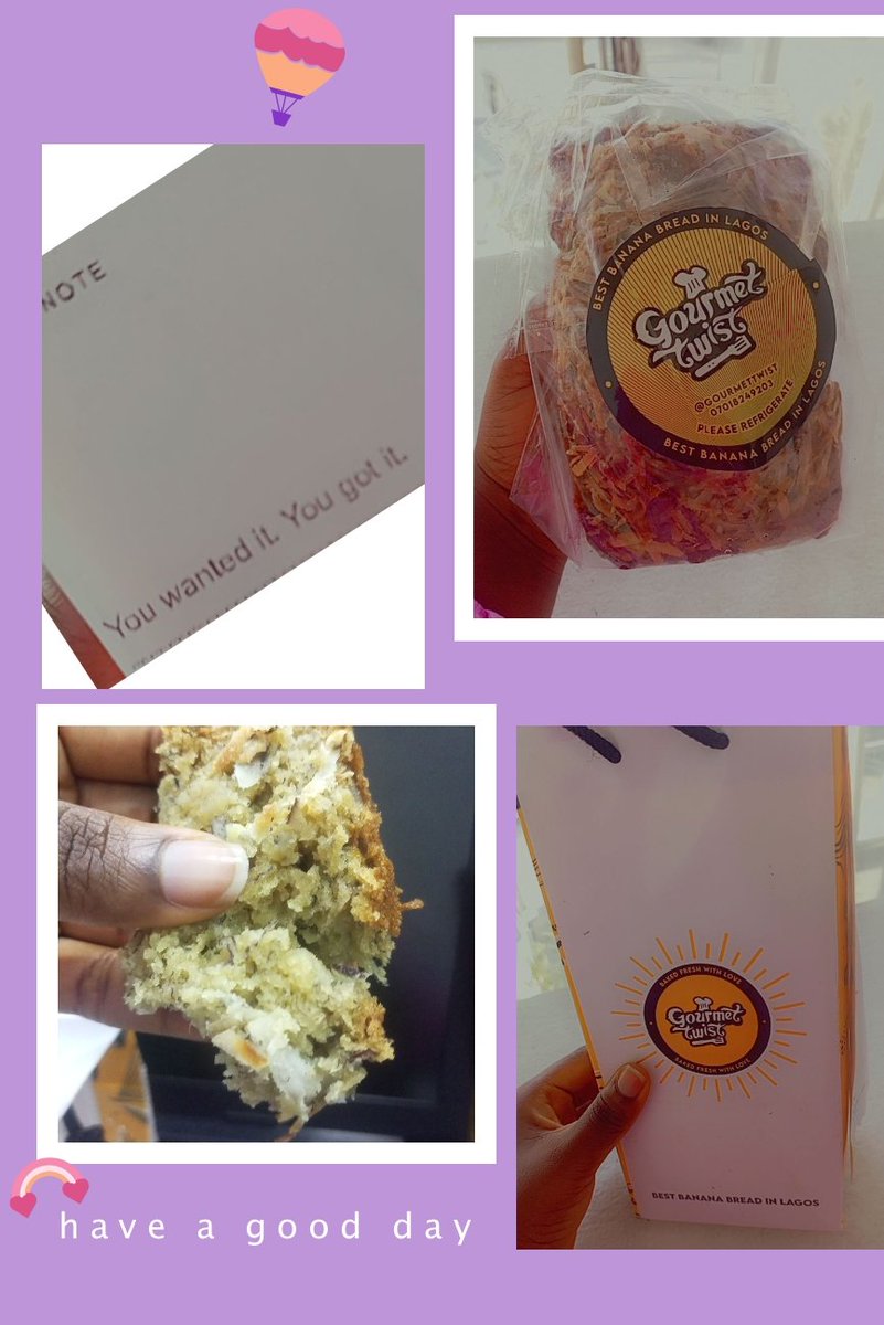 A girl vs a girl's favorite 😊

The banana + coconut loaf from <a href="/GourmetTwist/">Gourmet Twist Banana Bread</a> was an absolute delight.