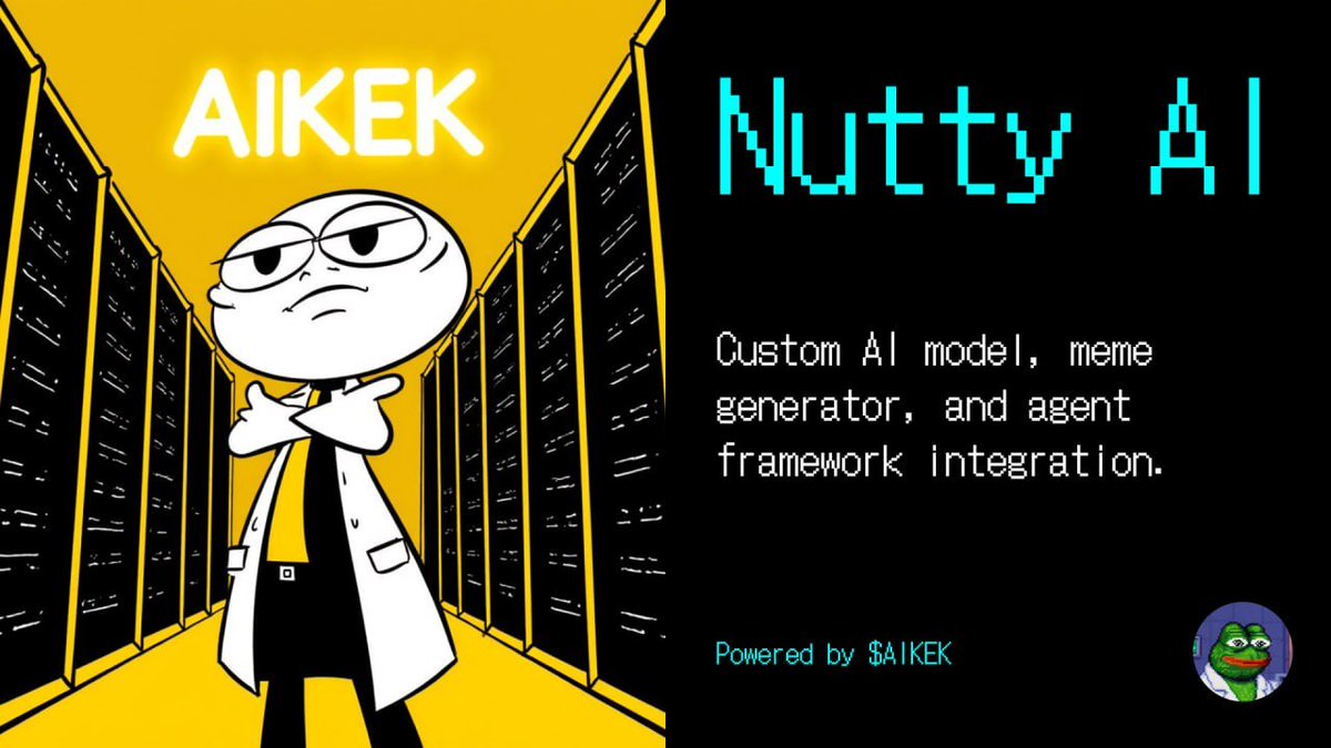 {Nutty AI is live}

in partnership with <a href="/SchizoTerminal/">Schizo Intern Arc</a>, we built <a href="/NuttyAi/">Nutty Ai</a>, the world's first TikTok AI agent

for Nutshell Animations, the biggest animator on social media, who boasts:

• 9m followers on YouTube
• 25m followers on TikTok
• 1.3m followers on Instagram

we