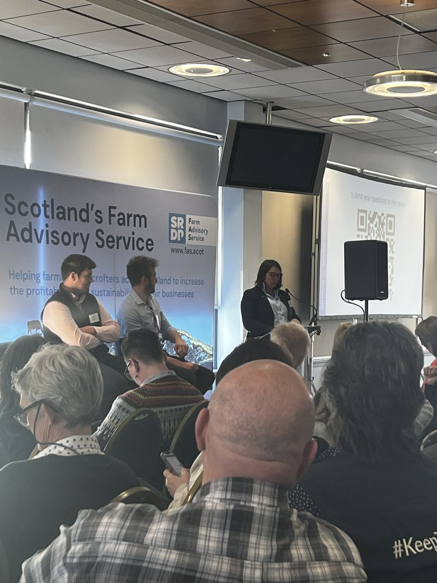 Attending the #FASConf25 today with <a href="/FASScot/">Scotland's Farm Advisory Service</a> where Kay Adams of <a href="/rhass/">Richard Hass</a> promoting the good work of <a href="/TheRHET/">RHET</a> &amp; <a href="/SAYFC/">SAYFC</a> to around 200 people in the room #championing #volunteering #inclusion