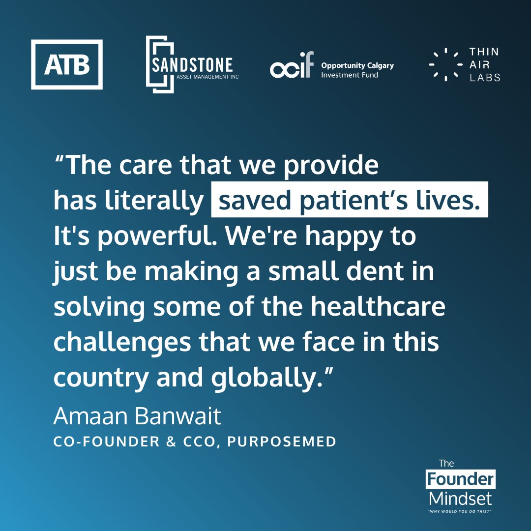 Thin Air Labs (@thinair_labs) on Twitter photo In a brand new episode of The Founder Mindset, host <a href="/leahsarich/">Leah Sarich</a> talks with Amaan Banwait, Co-Founder & CCO of PurposeMed. Amaan shares how PurposeMed connects patients to essential care & breaks down barriers to access through their virtual care platform. loom.ly/9hj7bIQ In a brand new episode of The Founder Mindset, host <a href="/leahsarich/">Leah Sarich</a> talks with Amaan Banwait, Co-Founder & CCO of PurposeMed. Amaan shares how PurposeMed connects patients to essential care & breaks down barriers to access through their virtual care platform. loom.ly/9hj7bIQ