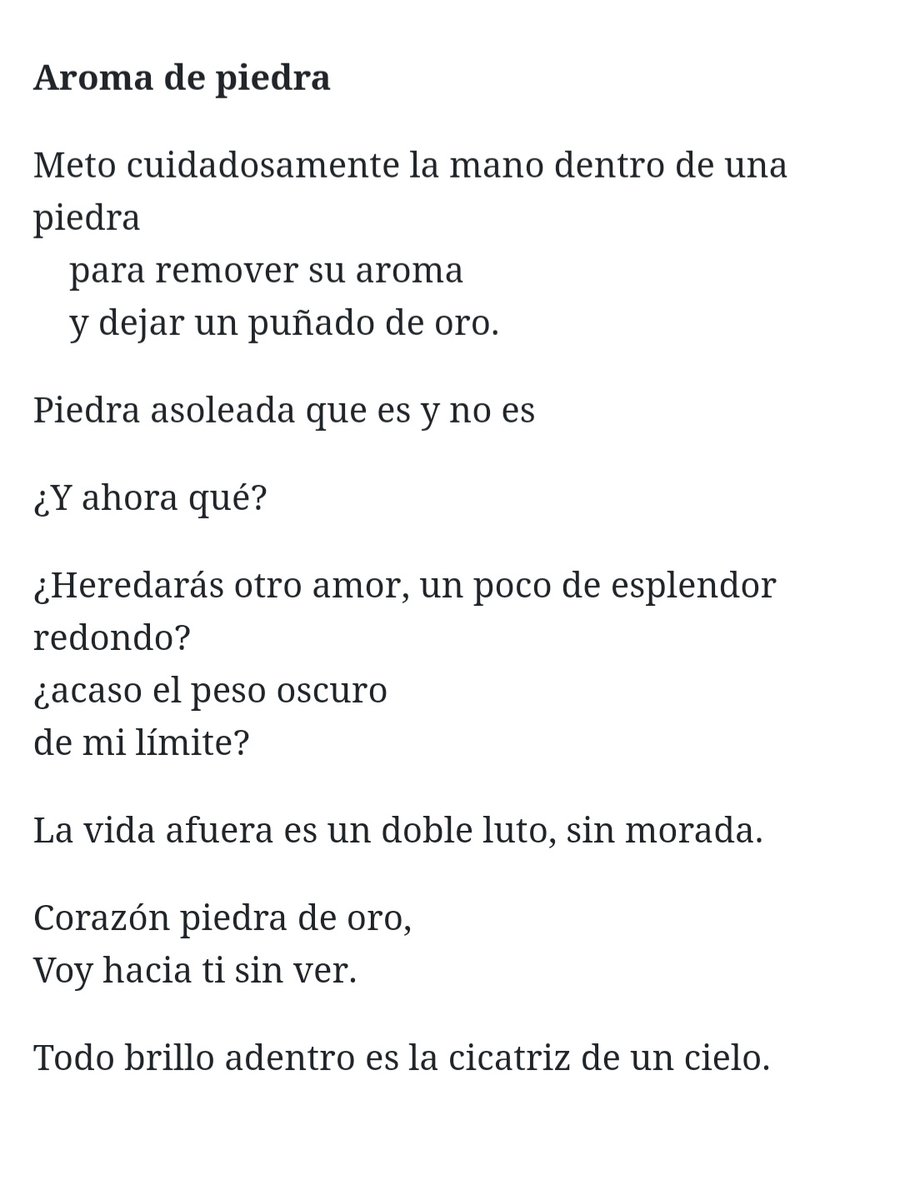 Uno de mis poemas preferidos del gran escritor Santos López <a href="/santisimolopez/">Santos López</a> , que hoy cumple años. 
Salud, escritura y vida para él.