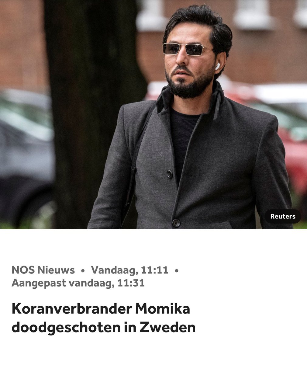 SherminAmiri's tweet photo. Boeken zijn de dragers van kennis, ideeën en debat. Ze verbranden is een daad van vernietiging, niet van overtuiging. De Perzische bibliotheken gingen in vlammen op bij de Arabische invasie, de Mongolen lieten eeuwenoude manuscripten oplossen in de Tigris. In elke beschaving waar macht angst had voor ideeën, werd vuur als censuur gebruikt. Daarom ben ik geen voorstander van boekverbrandingen, ook niet van de Koran. Kritiek op een religie uit zich niet in as, maar in argumenten.

Maar iemand vermoorden omdat hij een boek verbrandt? Dat is een grens die nooit overschreden mag worden. Salwan Momika was een provocateur, maar geen terrorist. Zijn daad was bedoeld om te schokken, niet om te doden. Toch werd hij vermoord, niet in een theocratie, maar in #Zweden – een land dat vrijheid van meningsuiting als een fundament beschouwt. Zijn moord legt een ongemakkelijke realiteit bloot: islamitisch extremisme stopt niet bij de grenzen van het Midden-Oosten. Het is een wereldwijde dreiging, een ideologie die geen onderscheid maakt tussen dictatuur en democratie.

Dit is geen incident. Dit is een patroon. Van Theo van Gogh tot Samuel Paty, van Salman Rushdie tot Momika – de boodschap is steeds dezelfde: kritiek op de islam kan je leven kosten. Gisteren nog vertelde @lale_gul89 op de radio dat ze vreest voor haar leven, niet in een land waar afvalligheid met de dood wordt bestraft, maar hier in #Nederland. Een schrijver, geboren en getogen in een vrije samenleving, leeft in angst vanwege de pen waarmee ze schreef. Dit geweld is geen uitwas, maar een structureel gevaar dat de democratische principes ondermijnt.

Wie #vrijheid waardeert, kan zich niet veroorloven om islamitisch extremisme weg te relativeren. Dit is geen strijd tussen culturen, geen botsing tussen Oost en West. Dit is een conflict tussen vrijheid en onderwerping. En wie daarin neutraal blijft, kiest uiteindelijk de kant van de onderdrukker.