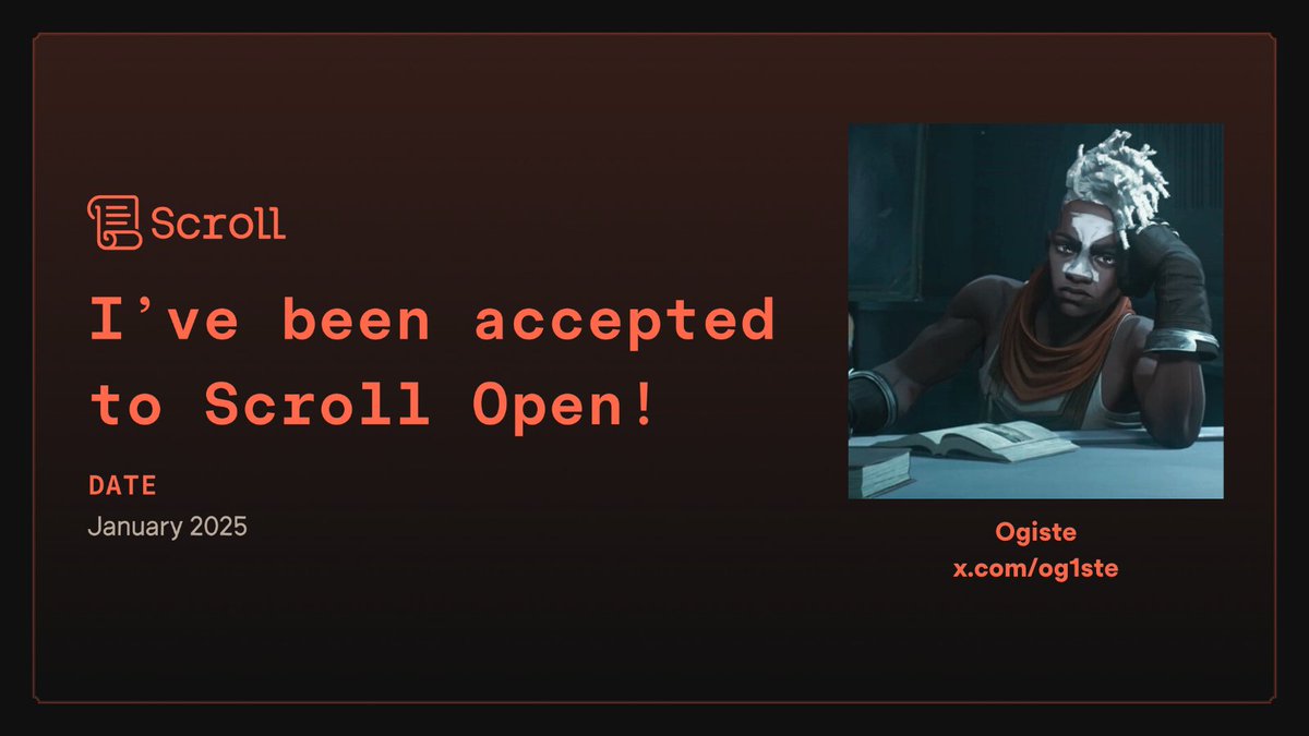 Always been passionate about problems in the creator economy x fintech before diving into web3 in 2021. I've seen how decentralized community and tech can solve some of these problems so excited to build in the open on <a href="/Scroll_ZKP/">Scroll</a>  <a href="/_emjlin/">Emily</a> <a href="/razacodes/">Raza</a> . Stay tuned 📜