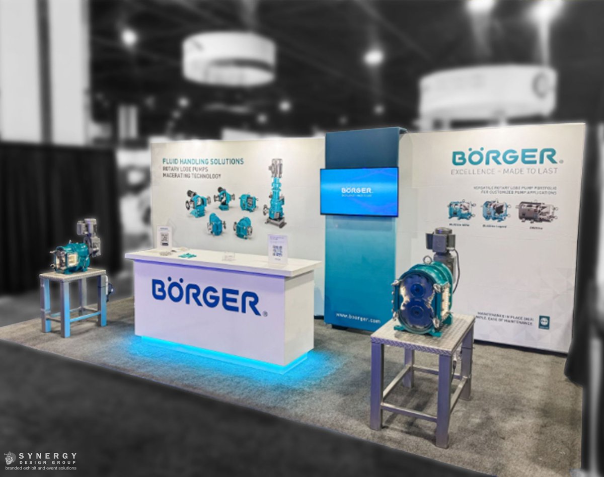 So proud of the <a href="/BoergerUSA/">Boerger USA</a> team!

As a market leader in rotary lube pumps across multiple sectors, Boerger, LLC invites you to explore their 10x20 booth at <a href="/IPPEexpo/">IPPE</a> ! This booth, which includes many re-used elements, reflects their commitment to sustainability. 

It features