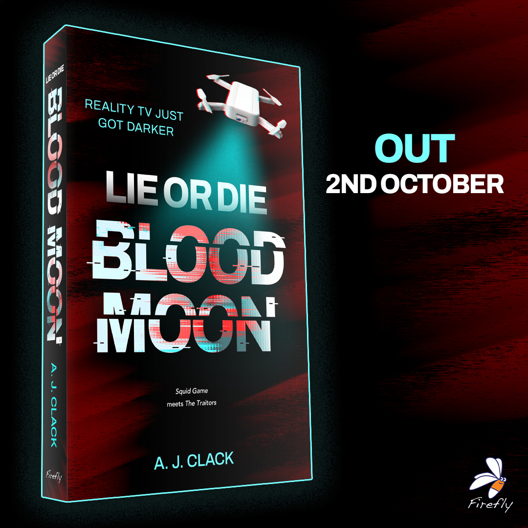 Cover Reveal! 🚨 

We are thrilled to share the cover to LIE OR DIE: BLOOD MOON by A. J. Clack (<a href="/alisonclack1/">a j clack</a>), a deadly YA Thriller that is the perfect blend of #SquidGame2 meets #TheTraitorsUK. 

Out 2nd October 2025, reality TV is about to get a whole lot darker... 

#LieorDie