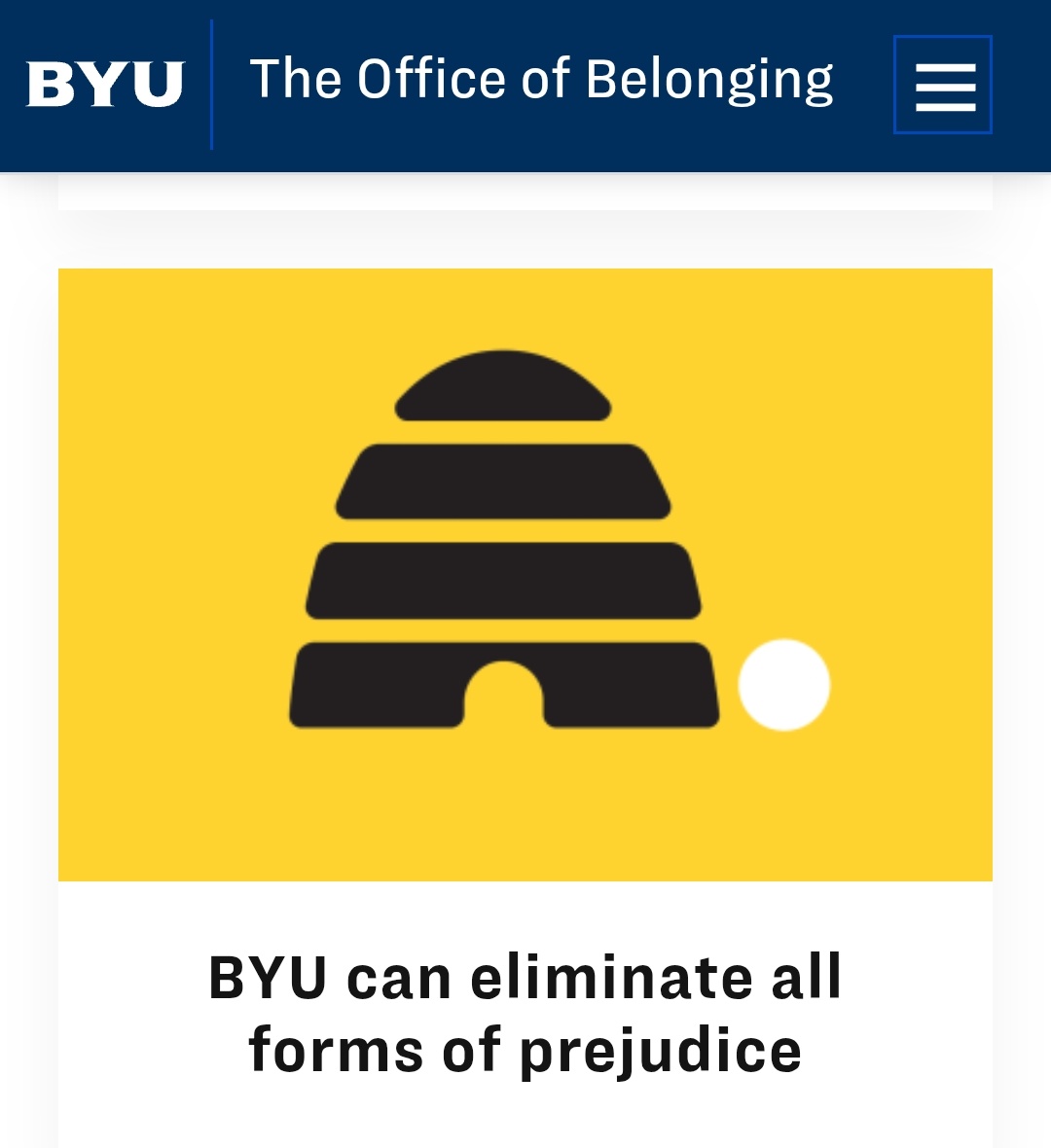 Can anyone give good reasons for BYU having an Office of Belonging (aka anti-white DEI office)?