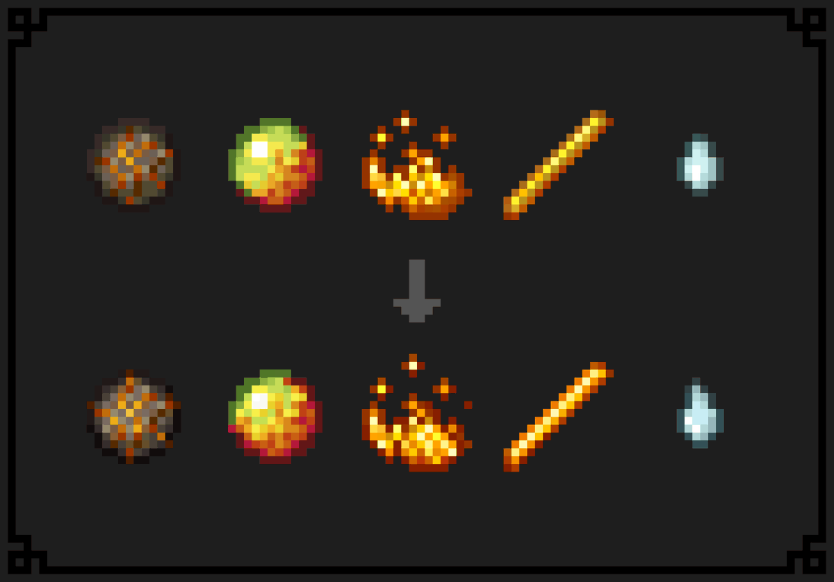 Made some subtle tweaks to a few Nether items